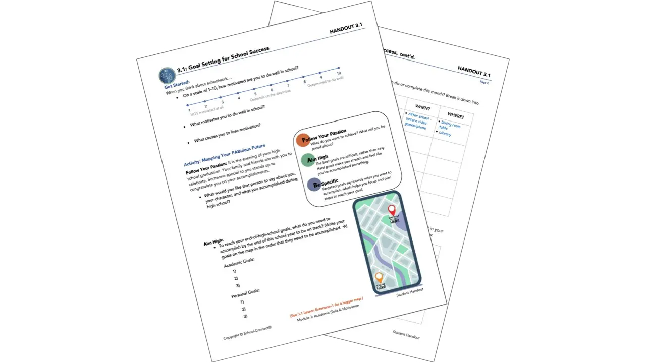 Module 3 School-Connect student handouts