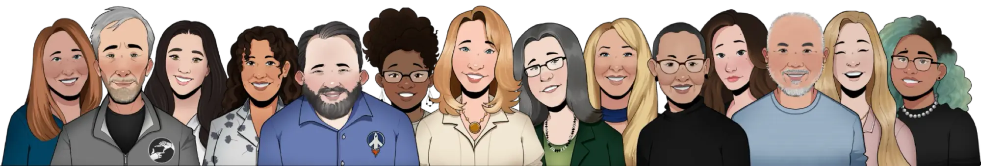 A graphic of the School-Connect team