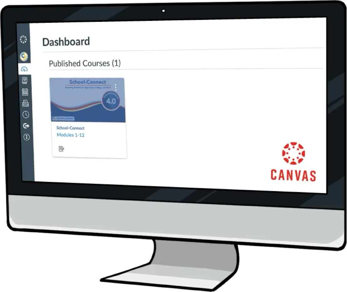 A screenshot of the Canvas LMS on a computer screen